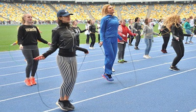 У Києві встановили рекорд України зі стрибків на скакалці