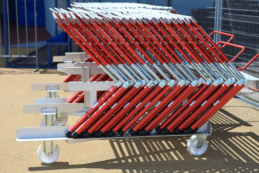 Візок для перевезення змагальних бар'єрів HC-23