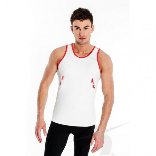 Майка для соревнований мужская белая