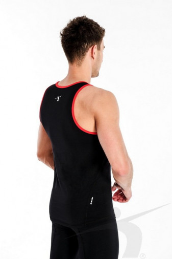 Майка для соревнований мужская черная