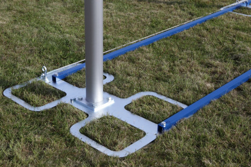 Комплект наземных анкеров клетки для метания диска K6-0237