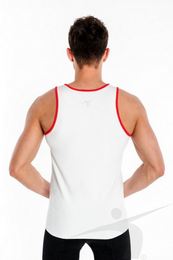 Майка для соревнований мужская белая