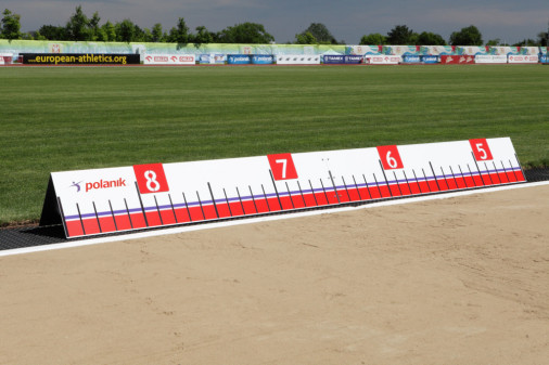 Линейка для измерения длины прыжка регулируемая LU17R-S0283