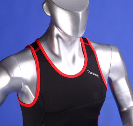 Майка для соревнований мужская черная