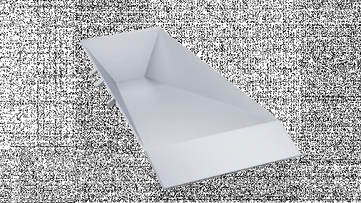 Короб для упора шеста с закругленными углами