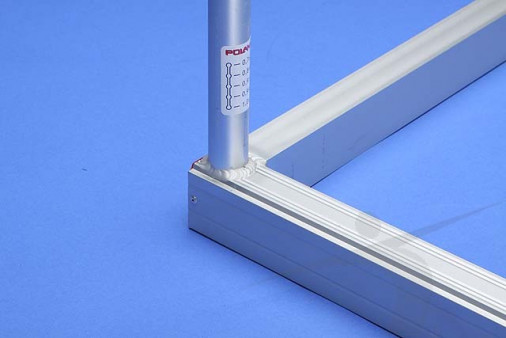 Барьер соревновательный цельный алюминиевый S-018