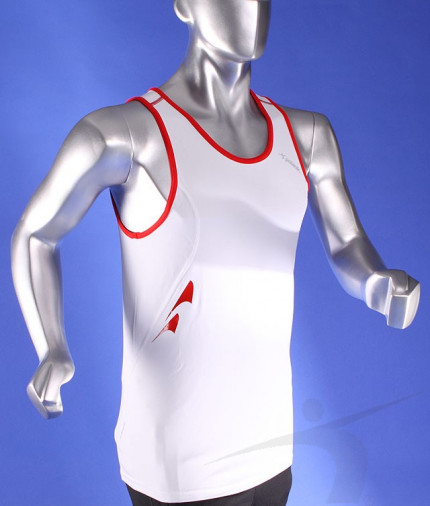 Майка для соревнований мужская белая