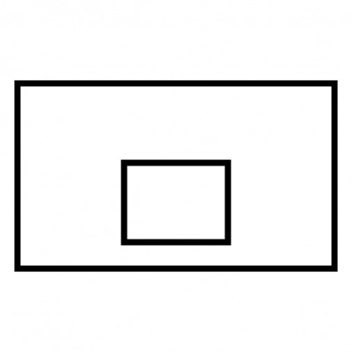 Баскетбольный щит деревянный 180x105 см