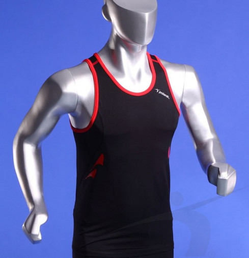 Майка для соревнований мужская черная