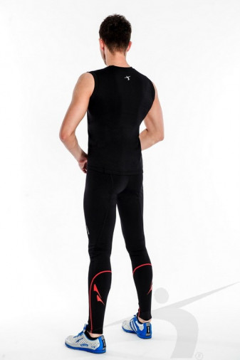 Леггинсы тренировочные мужские черные