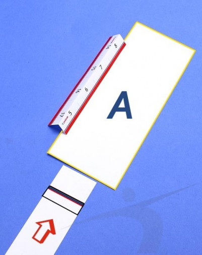 Линейка для измерения длины прыжка LU-S283