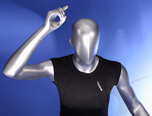 Тренировочная футболка без рукавов женская черная