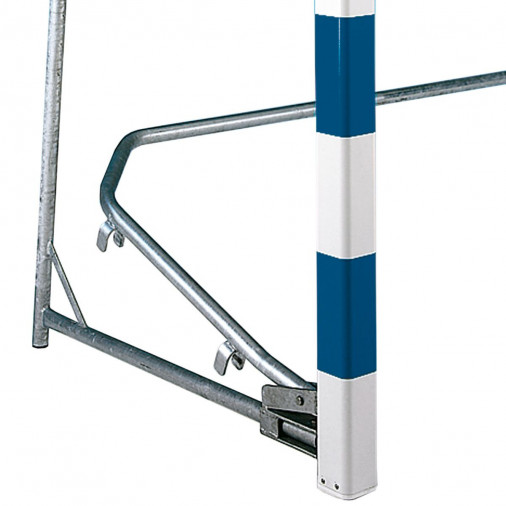 Ворота для гандбола IHF со складным кронштейном, цельные