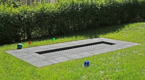 Батут встраиваемый  для детской площадки Track Playground