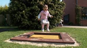 Батут встраиваемый для детской площадки Kindergarten