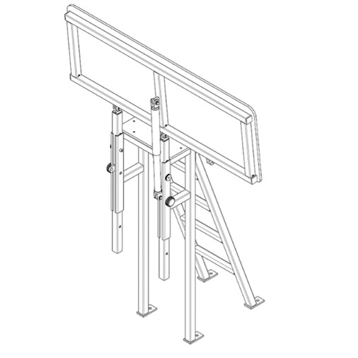 Тренировочная платформа для разновысоких брусьев/ перекладины