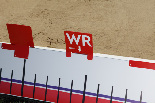 Линейка для измерения длины прыжка регулируемая LU17R-S0283