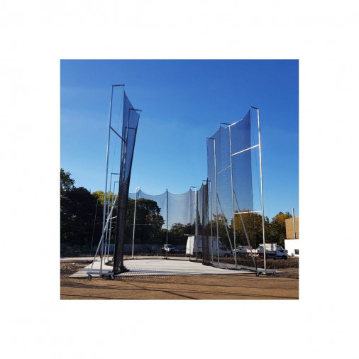 Защитная клетка для сектора  метания диска и молота из оцинкованной стали