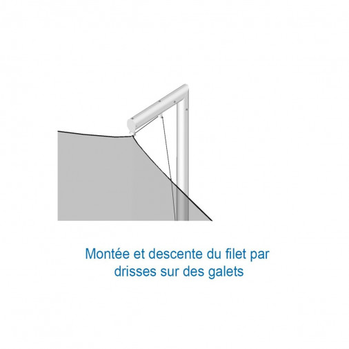 Защитная клетка для сектора метания диска и молота алюминиевая с анкерами