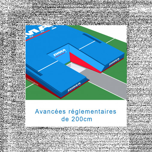Зона приземления для прыжка с шестом