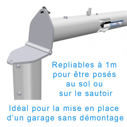 Складные соревновательные алюминиевые стойки