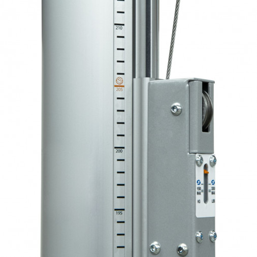 Телескопическая волейбольная стойка с устройством быстрого натяжения TCS