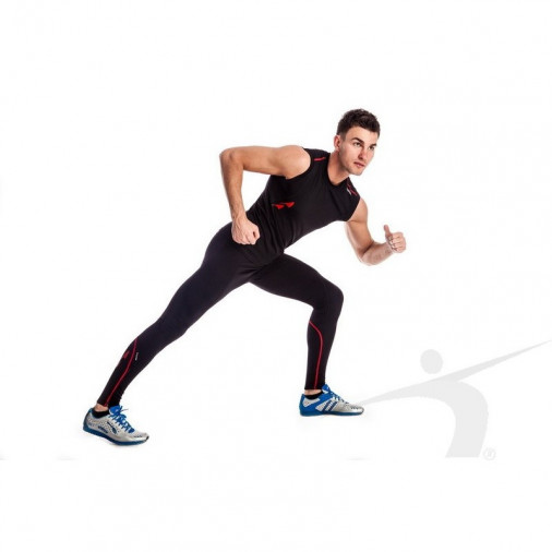 Леггинсы тренировочные мужские черные