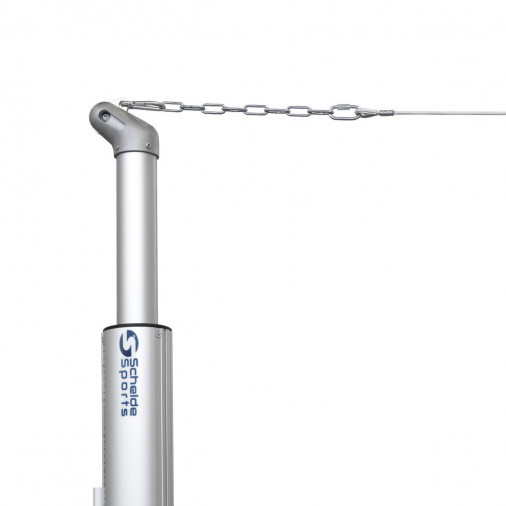 Телескопическая волейбольная стойка с крючками для сетки