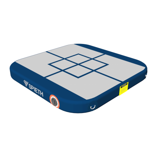 Надувной квадратный мат 100 х 100 х 10 см