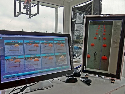 Видеосистема для линии старта гребных каналов