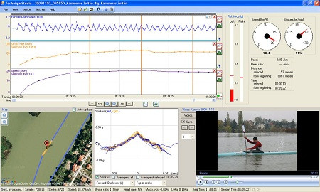 Система комплексного измерения эффективности тренировок гребцов DigiTrainer