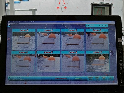 Видеосистема для линии старта гребных каналов