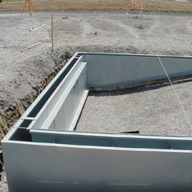 Форма для ямы с водой