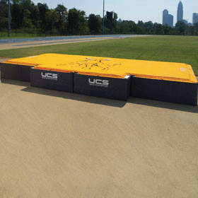 Место приземления для прыжков в высоту