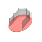 Сектор для метания диска