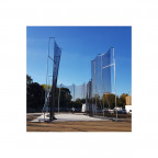 Защитная клетка для сектора  метания диска и молота из оцинкованной стали